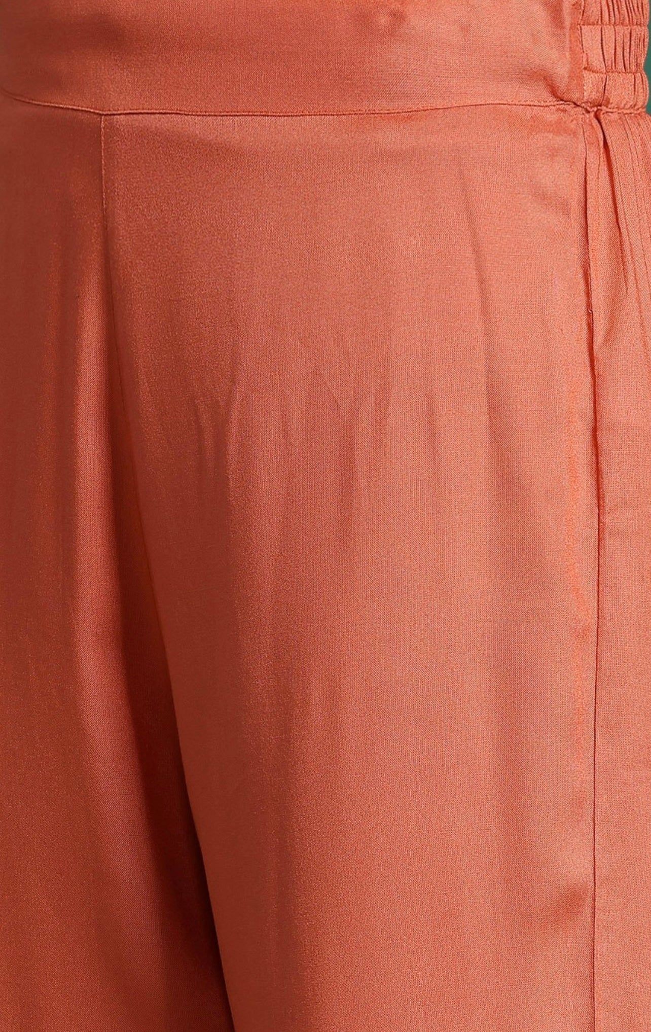 Rust casual wear kurta set