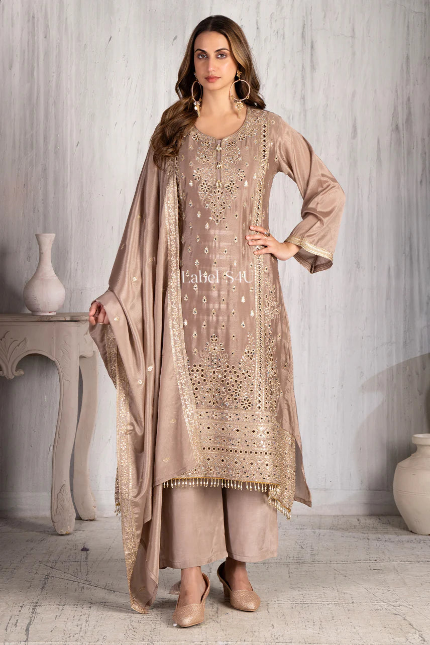 Beinge elegant asymmetrical partywear suit
