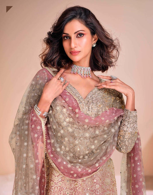 Partywear sharara set