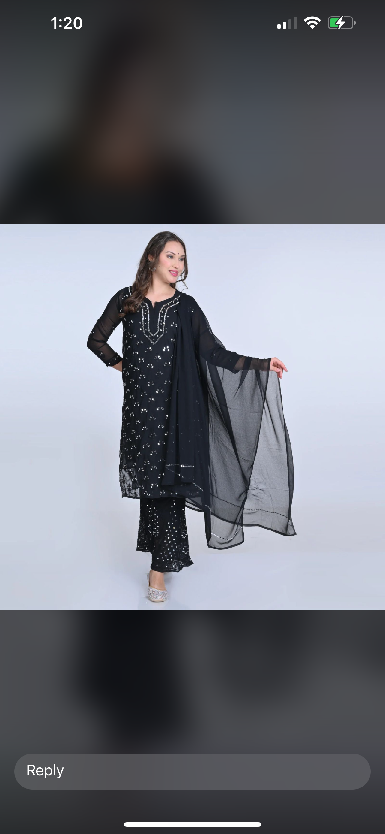 Pink crop top Palzzo and dupatta indo western