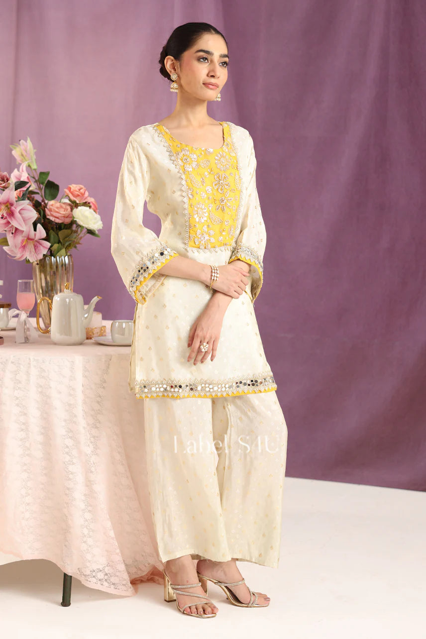 Stunning handwork mirrorwork co-ord set