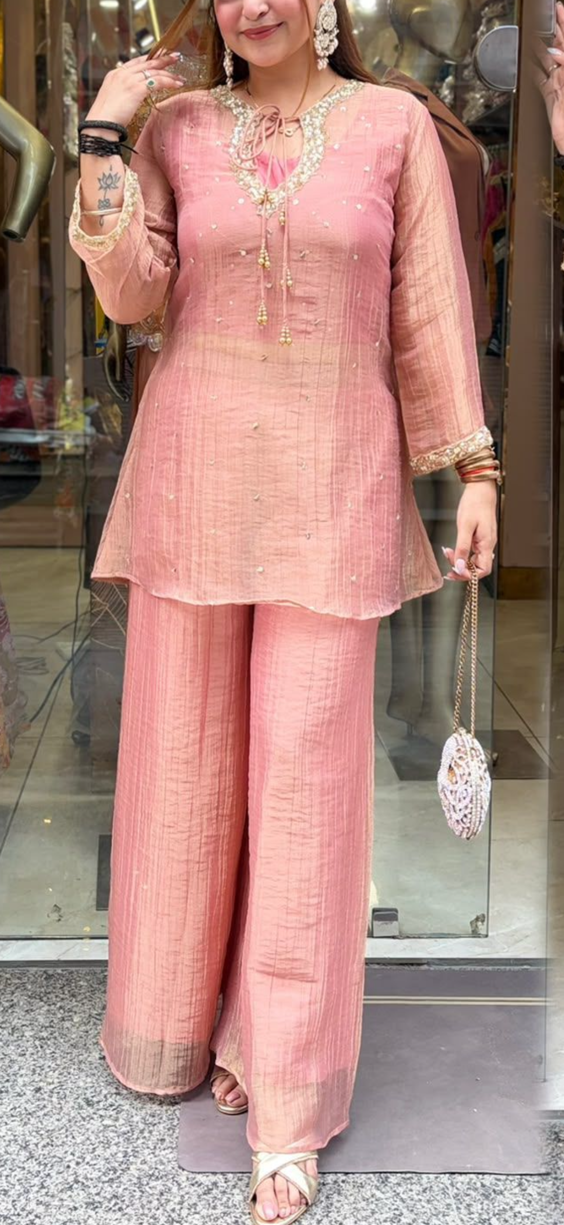Onion pink beautiful co-ord set