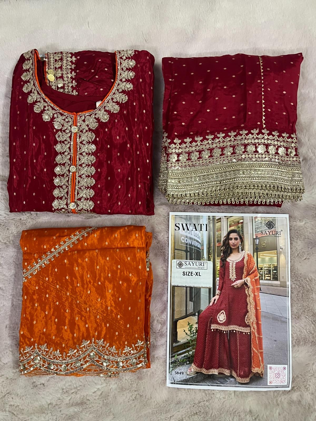 Maroon beautiful palazzo sharara siit