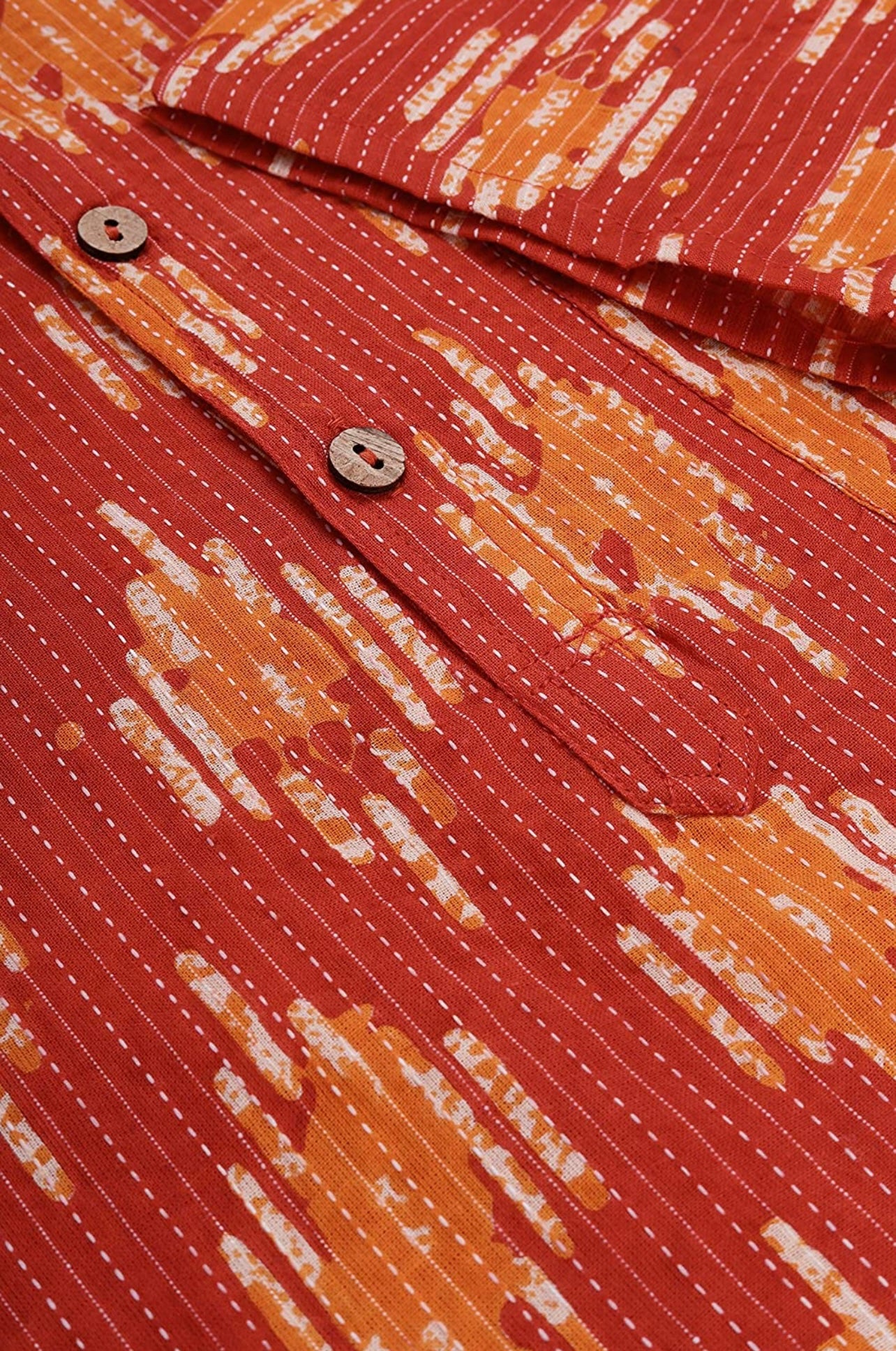 Men's Pure Cotton embroidered Kurta