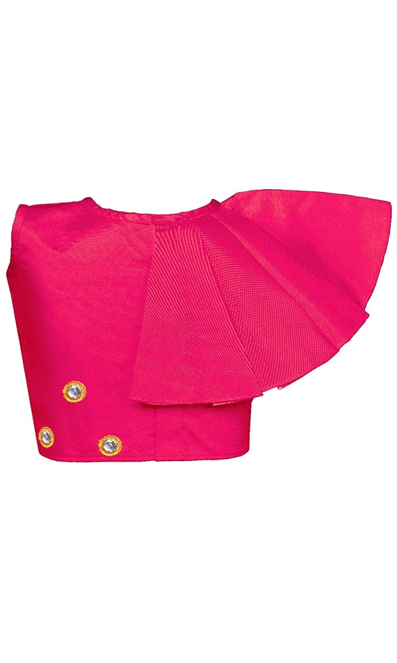 Beautiful Pink Foil Mirror work Lehenga choli for girls