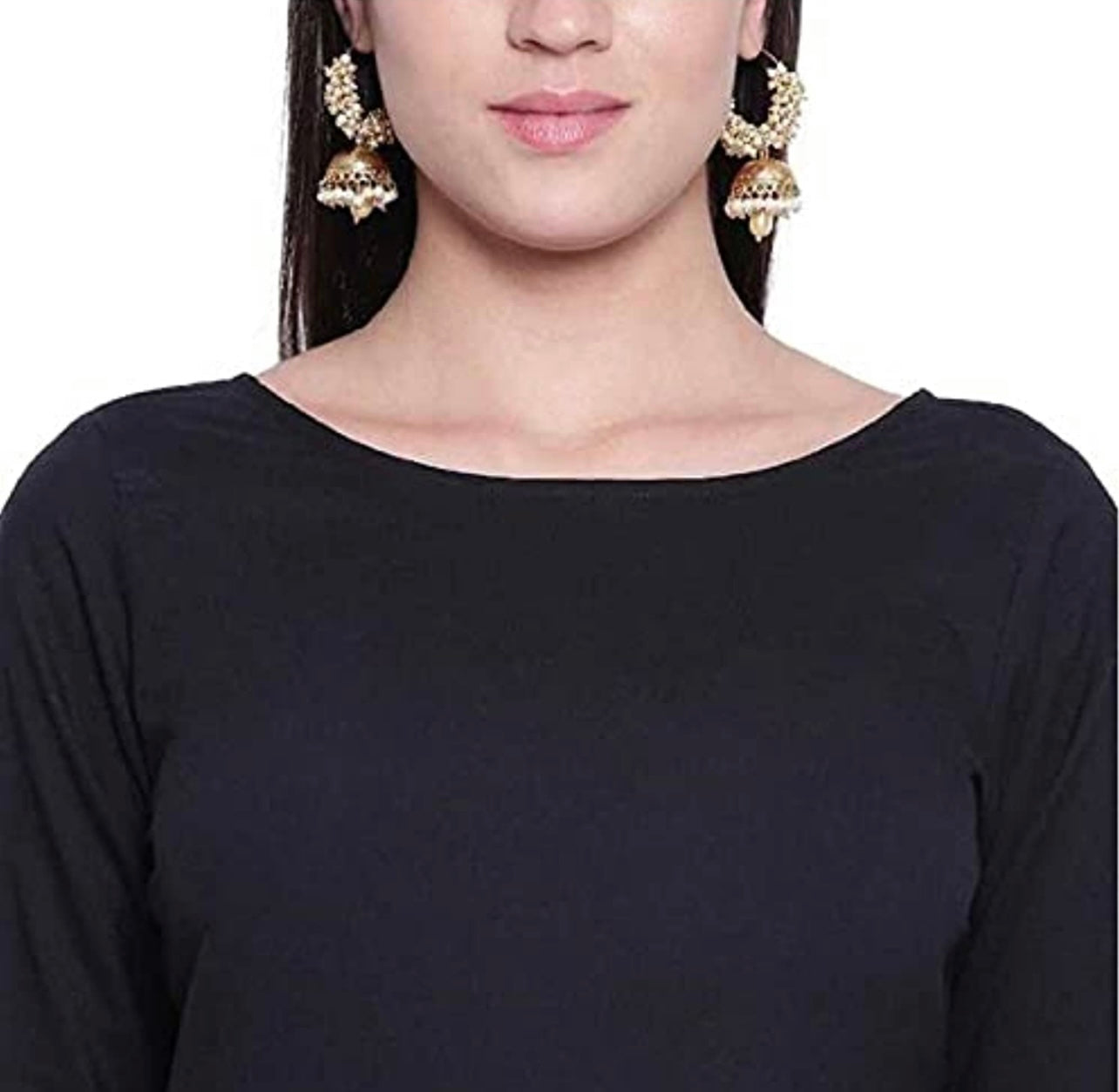 Classic black kurta and sharara set no