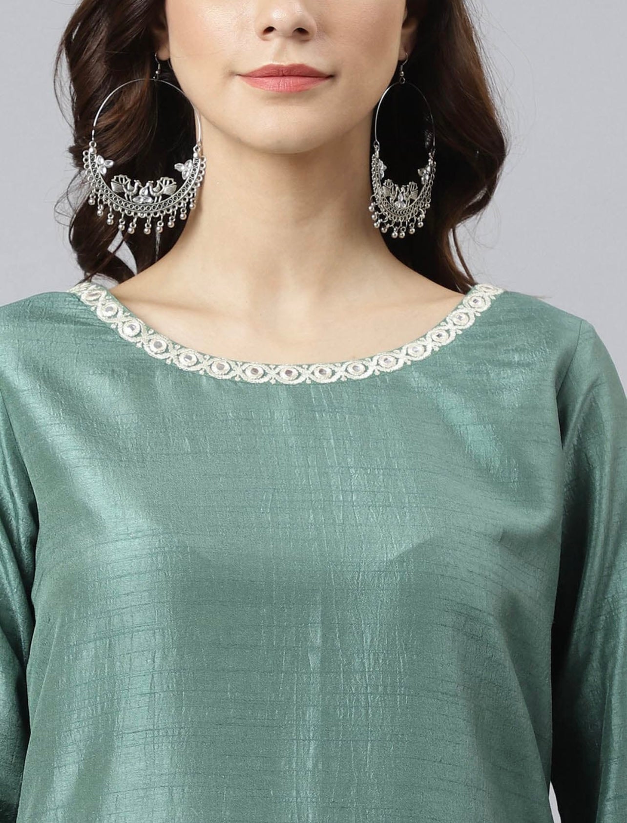 Paisley green Beautiful Sharara set