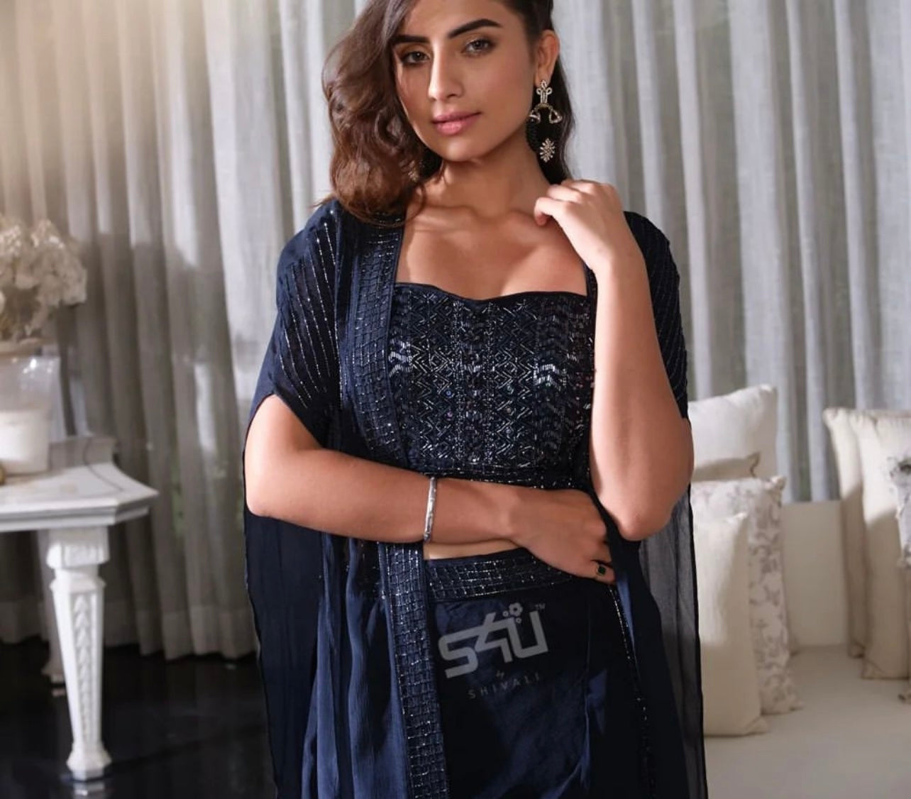 Designer Sequin embellished 3 piece set