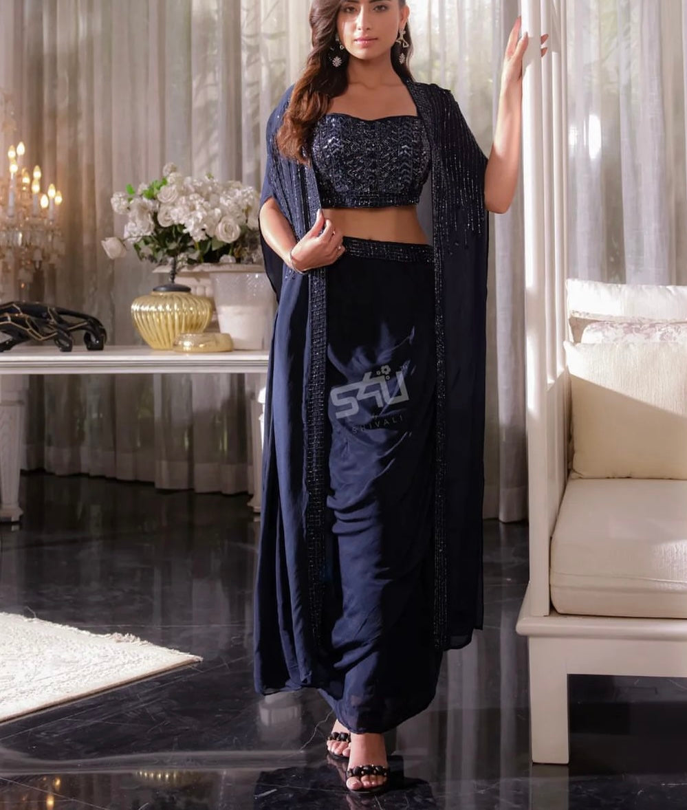 Designer Sequin embellished 3 piece set