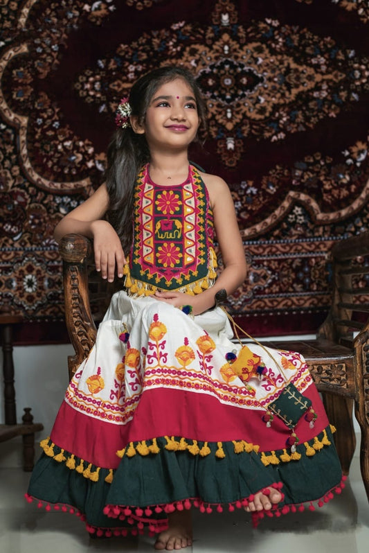 Kids girls navratri lehenga choli