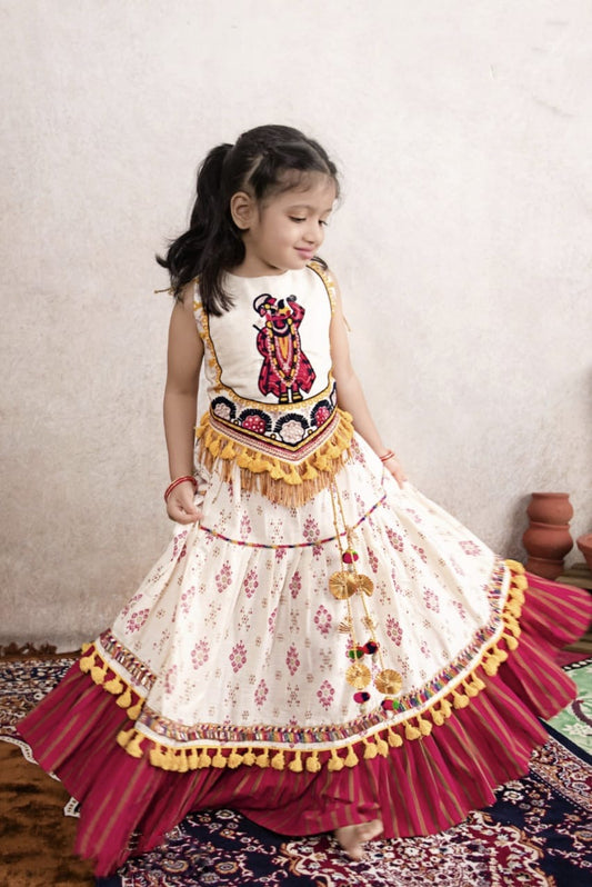 Kids girls navratri lehenga choli