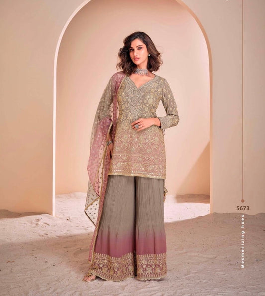 Partywear sharara set