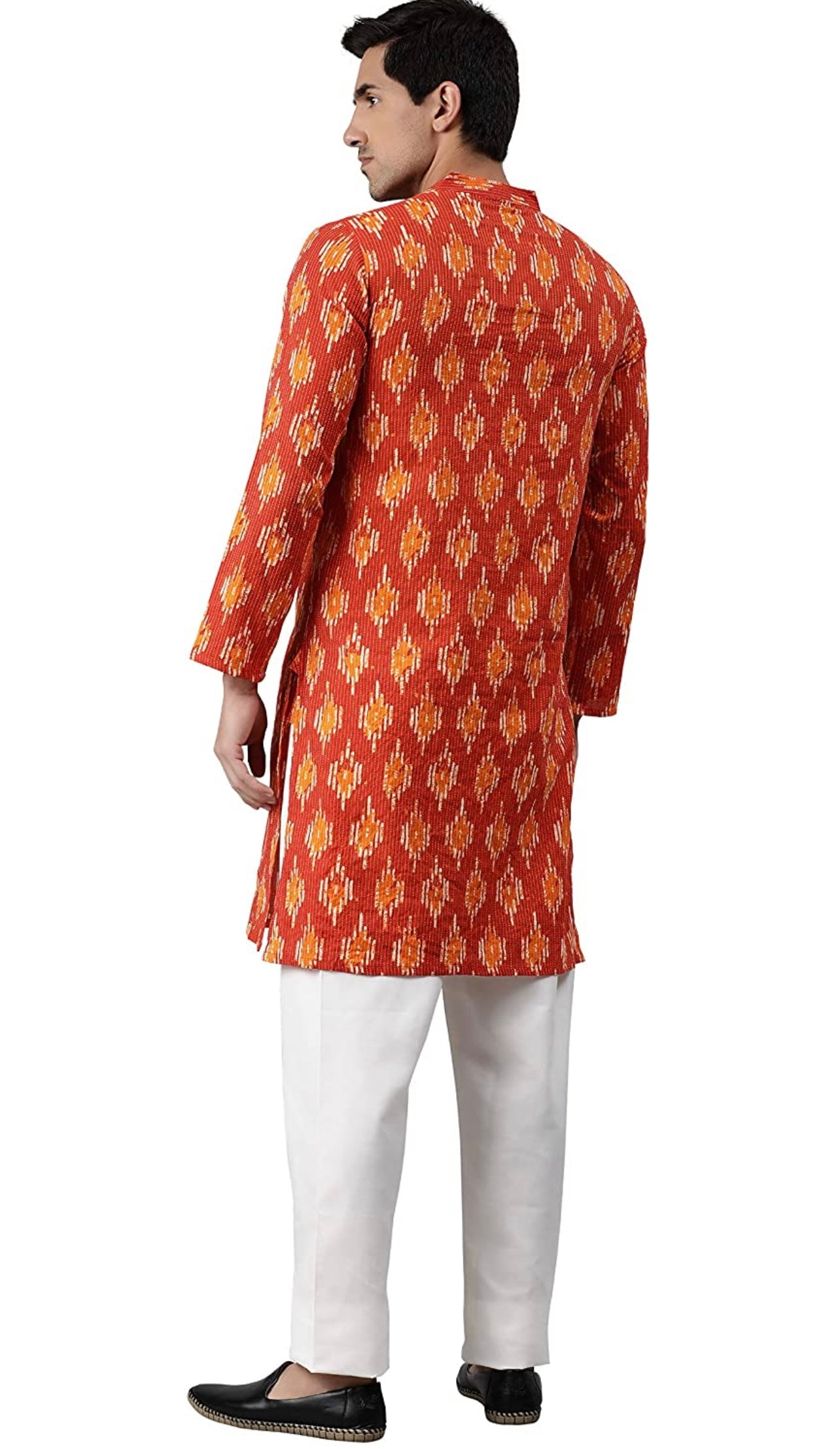 Men's Pure Cotton embroidered Kurta