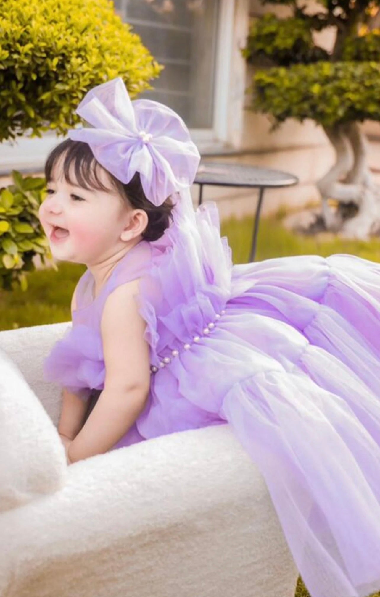 Lavender Girls Princess Dress for Birthday