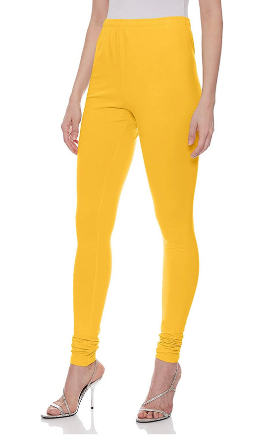 Yellow Premium Lyra Stretcheble Leggings